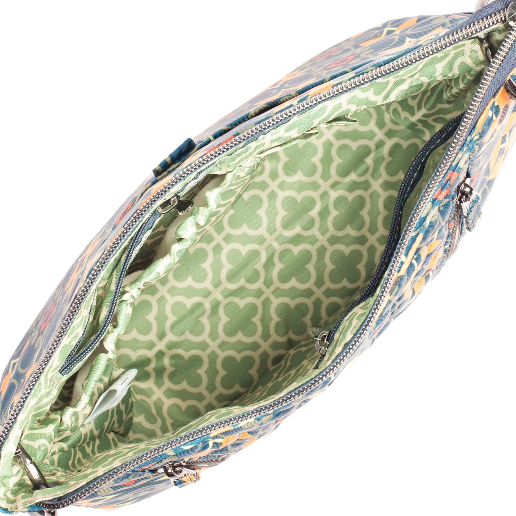 Swivel Convertible Crossbody - TILES TEAL - Swivel_TilesTeal_05